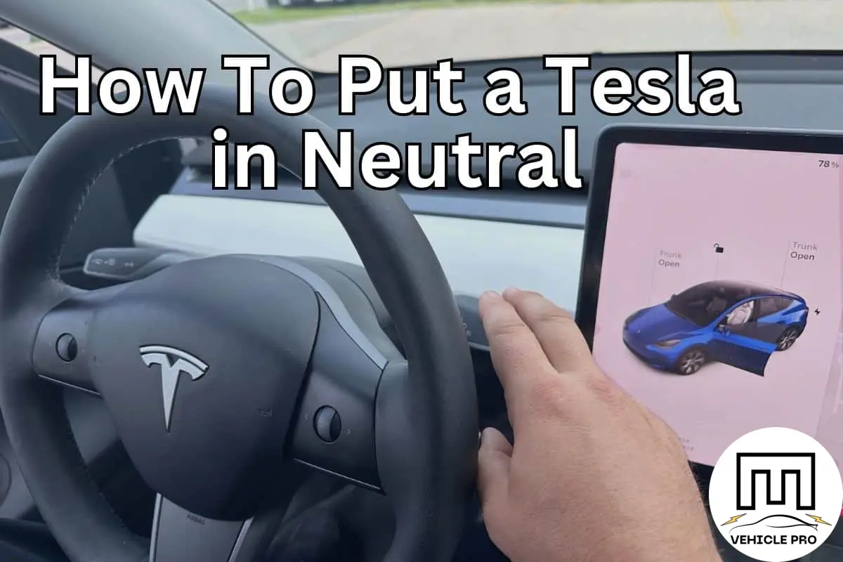 Cómo poner un Tesla en neutral: tallos y pantallas táctiles