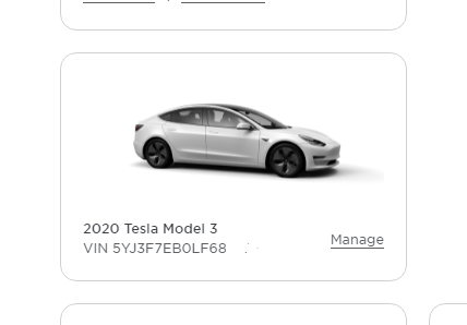 Códigos de opción de Tesla