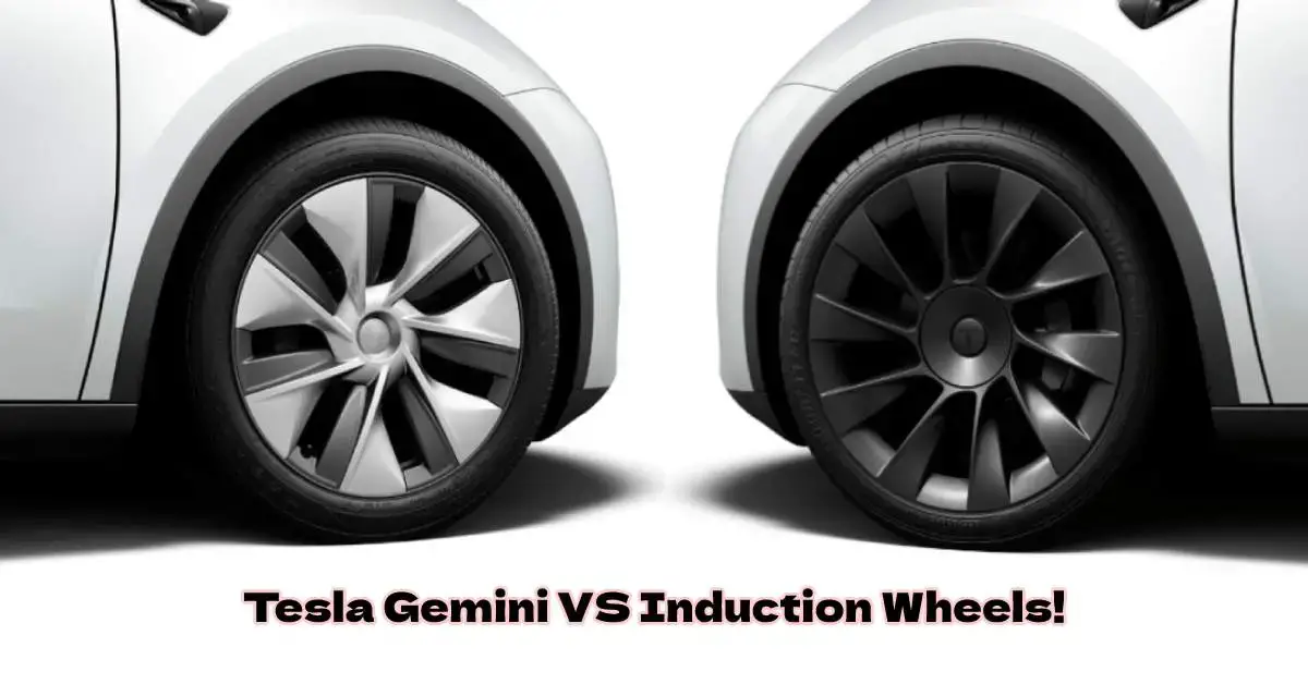 ¡Ruedas de inducción Tesla Gemini VS para Tesla Model Y!